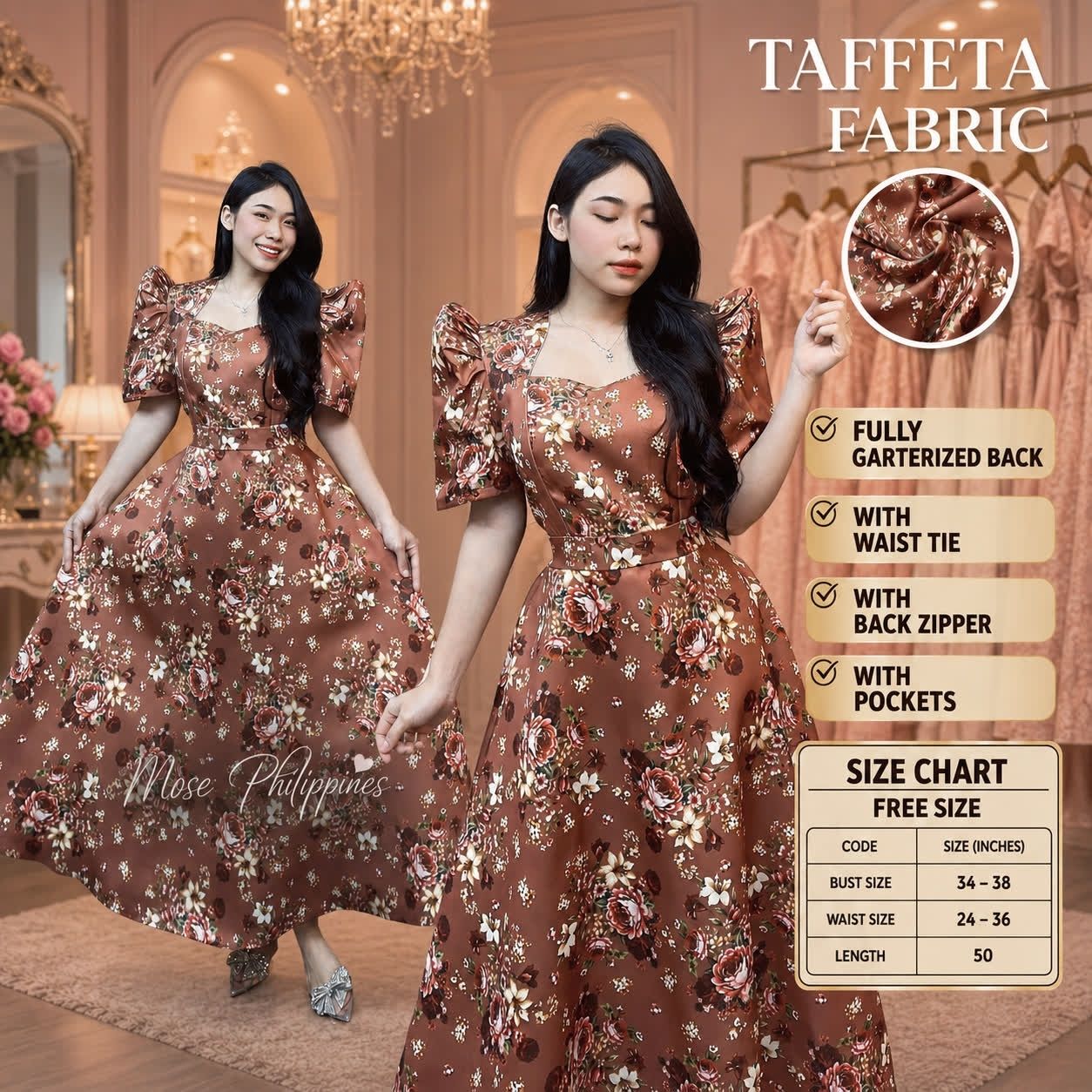 A9 VIETNAM TT623 COCOA BROWN (FREE SIZE) - Image 1